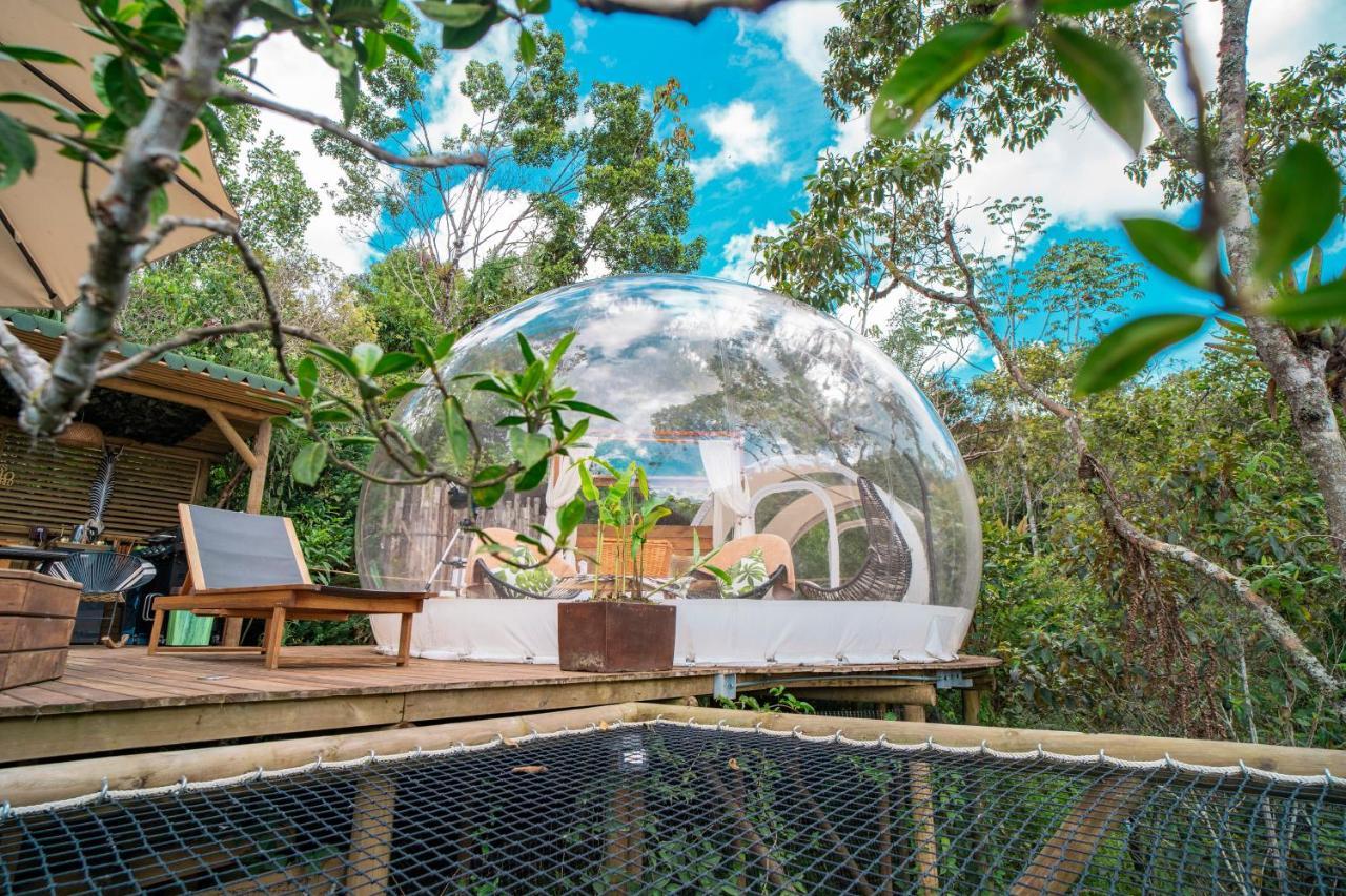 Отель Bubblesky Glamping Гуатапе Экстерьер фото
